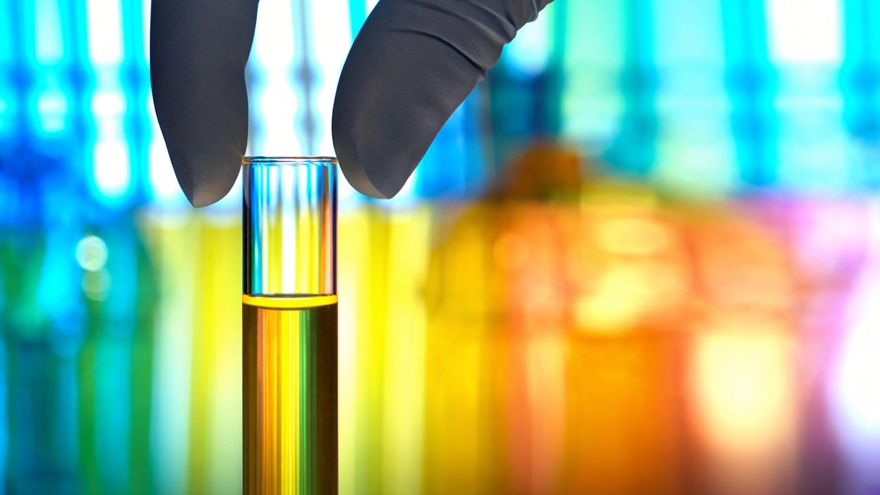 Laboratory sample of a Dyna Glycols surfactant grade